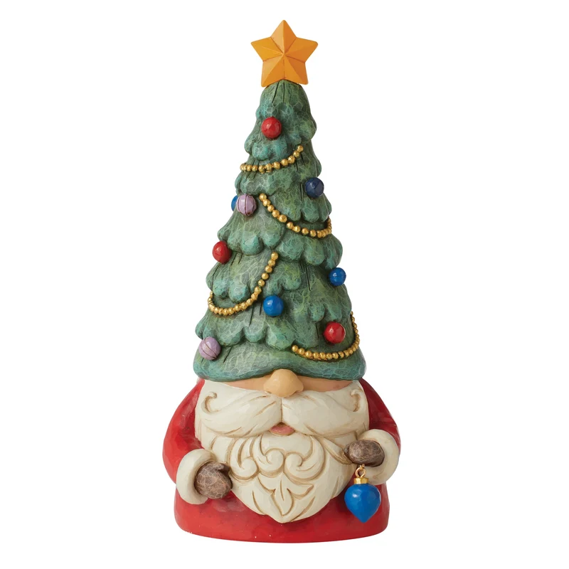 Jim Shore - Heartwood creek 'Let Your Joy Shine Bright (Gnome with Light-up Christmas Tree Figurine) N' 2022