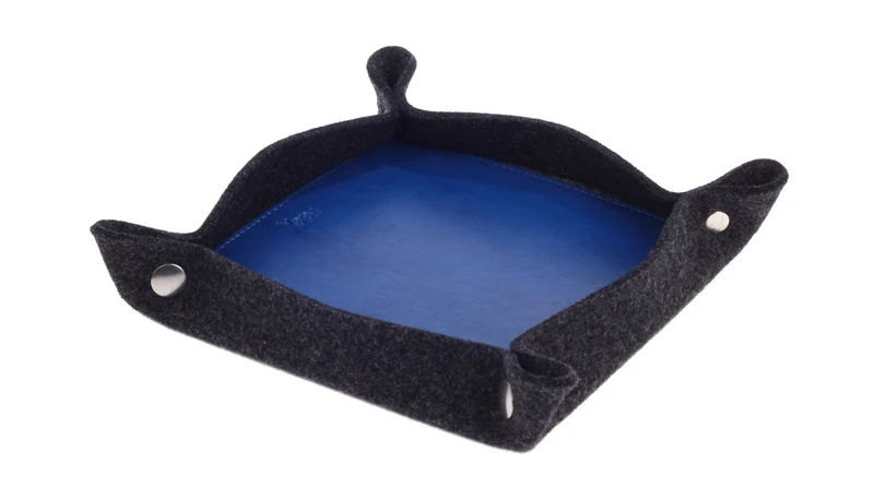 Felex Office Taschenleerer Blau Utensilienschale Ablageschale 19x19x3 cm