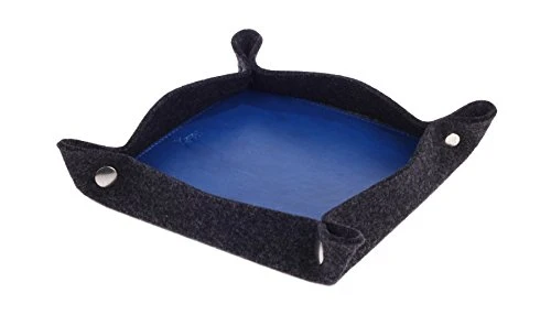 Felex Office Taschenleerer Blau Utensilienschale Ablageschale 19x19x3 cm