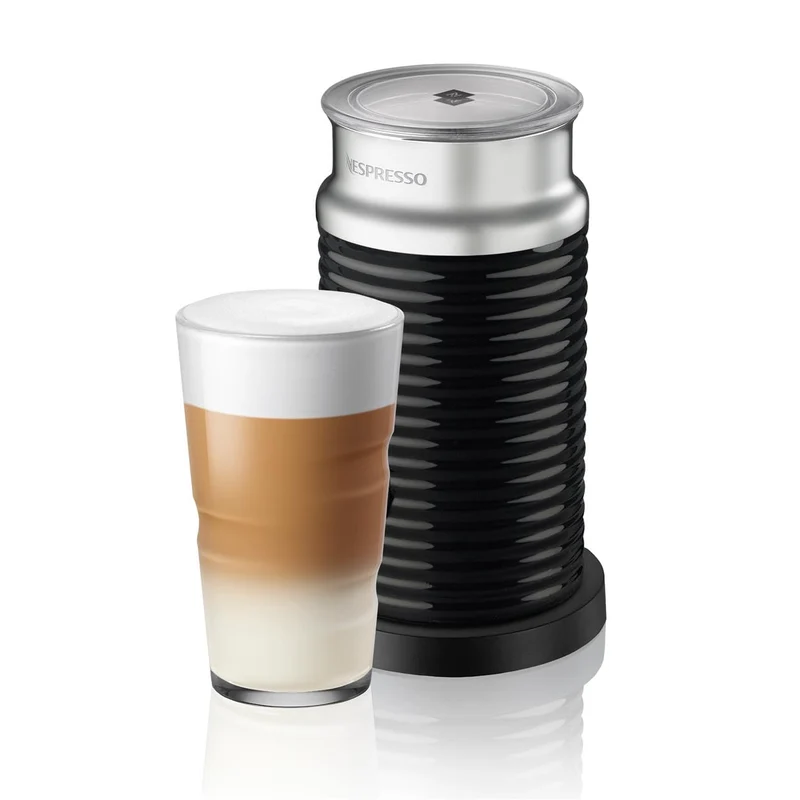 NESPRESSO Aeroccino 3 elektrischer Milchaufschäumer schwarz