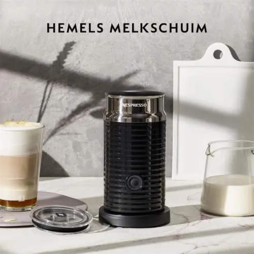 NESPRESSO Aeroccino 3 elektrischer Milchaufschäumer schwarz