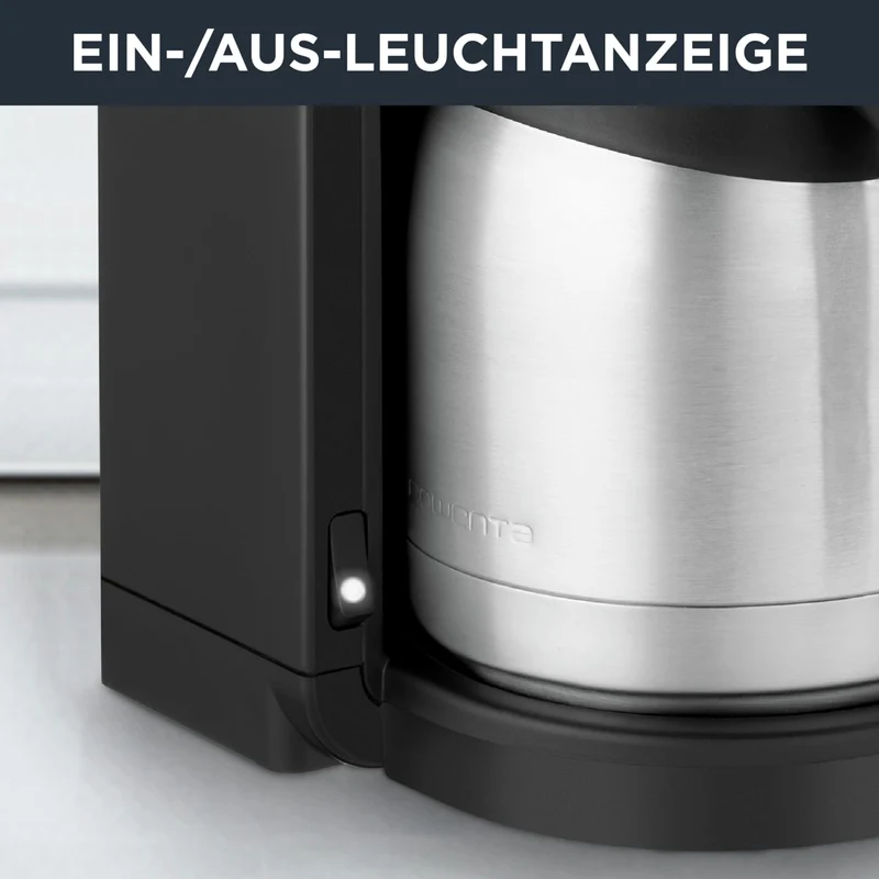 Rowenta Filterkaffeemaschine Adagio Milano, Edelstahl- Thermokanne
