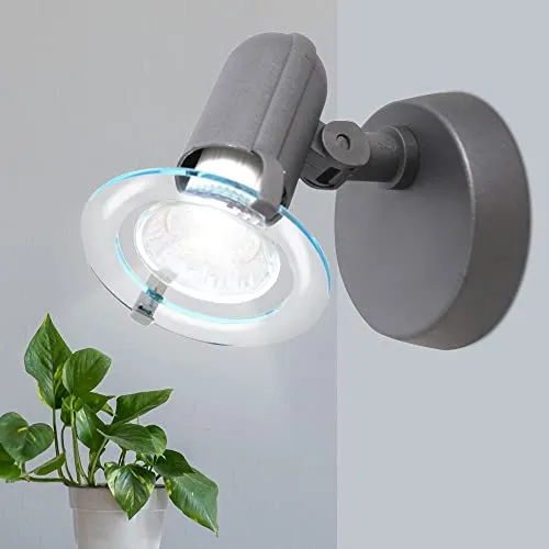 BRILONER 2er Set Wand Lampe Esszimmer Wandstrahler beweglich 1x E14 Fassung Spot Büro Diele