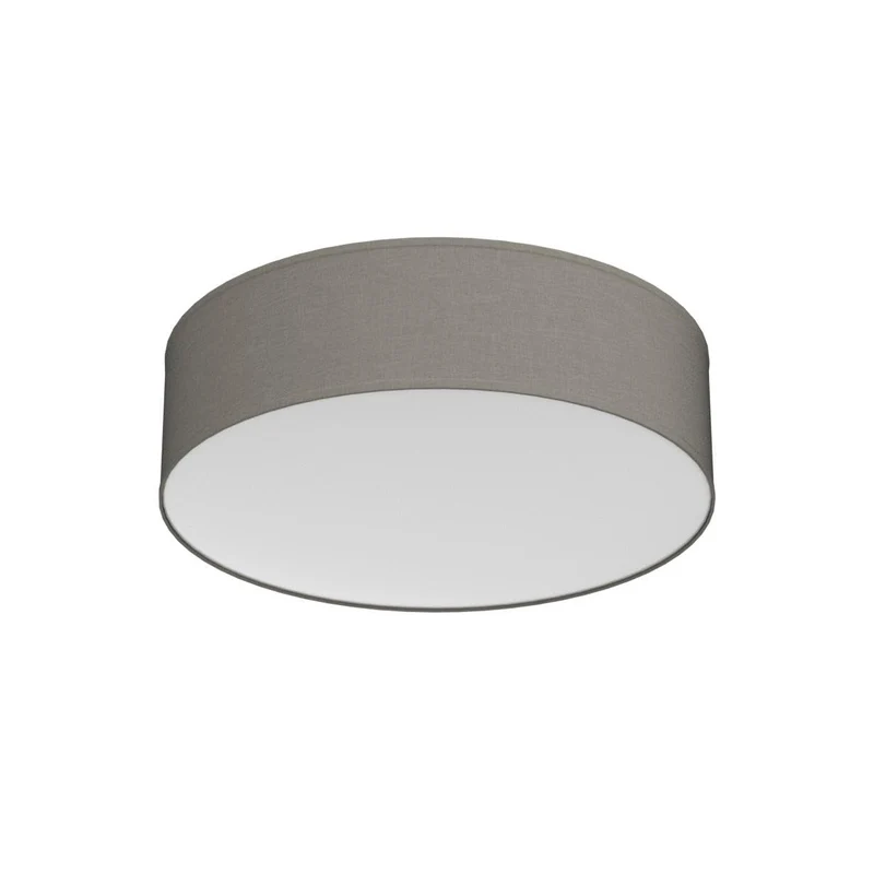 B.K.Licht - Deckenlampe mit Lampenschirm aus Stoff, Taupe, E27 Fassung, max. 40 Watt, 300mm, Deckenleuchte, Lampe, Wohnzimmerlampe, Schlafzimmerlampe, Küchenlampe, Deckenbeleuchtung, 30x10cm