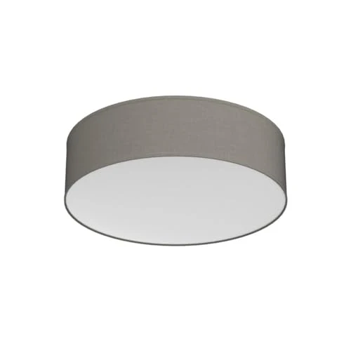 B.K.Licht - Deckenlampe mit Lampenschirm aus Stoff, Taupe, E27 Fassung, max. 40 Watt, 300mm, Deckenleuchte, Lampe, Wohnzimmerlampe, Schlafzimmerlampe, Küchenlampe, Deckenbeleuchtung, 30x10cm