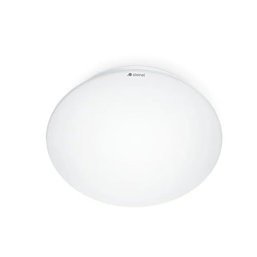 Steinel Innenleuchte RS 16 S L, Wandleuchte, Deckenleuchte, 360° Bewegungsmelder, 8 m Reichweite, E 27 Fassung, Max. 60 W, Weiß