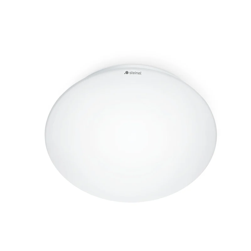 Steinel Innenleuchte RS 16 S L, Wandleuchte, Deckenleuchte, 360° Bewegungsmelder, 8 m Reichweite, E 27 Fassung, Max. 60 W, Weiß