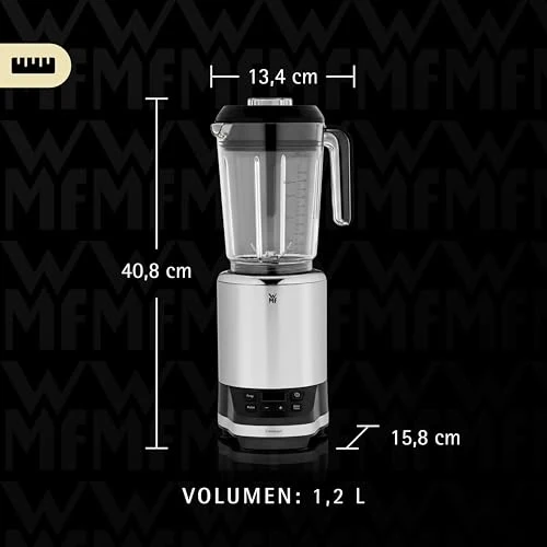 WMF Kult Pro Multifunktionsmixer Hochleistungsmixer, 30.000 U/min, Smoothie Maker, Standmixer, Ice-Crush Funktion, 4 Mixbehälter inkl. ToGo-Verschluss