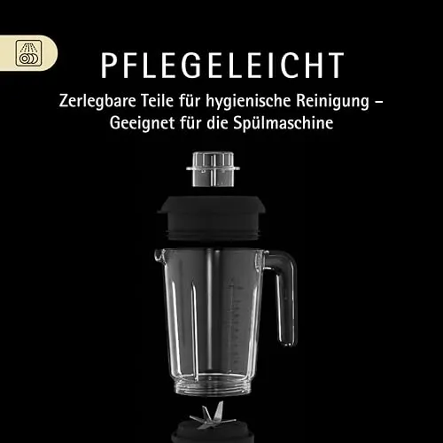 WMF Kult Pro Multifunktionsmixer Hochleistungsmixer, 30.000 U/min, Smoothie Maker, Standmixer, Ice-Crush Funktion, 4 Mixbehälter inkl. ToGo-Verschluss