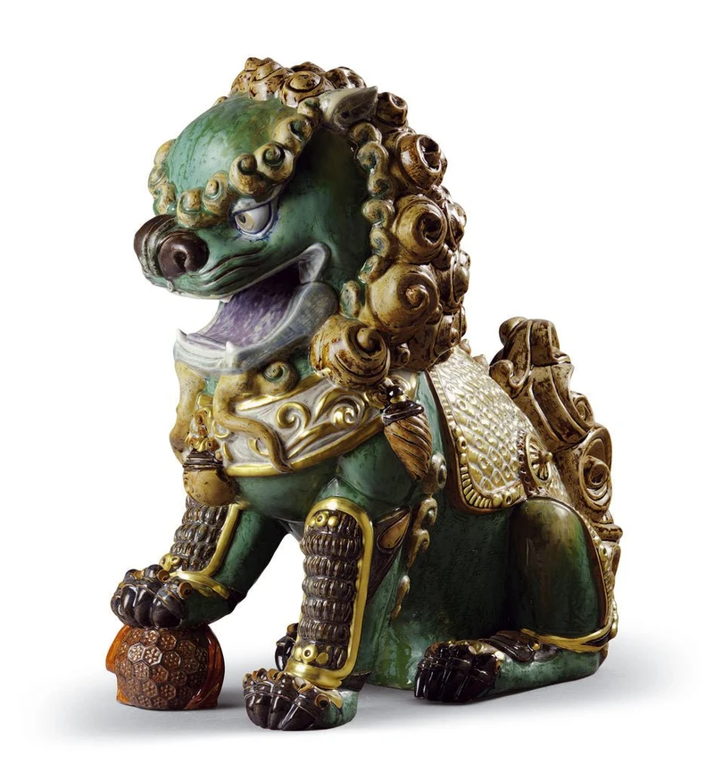 LLADRO® Figur »Orientalischer Löwe (Grün) - 47 cm« limitiert e Figuren 01001987
