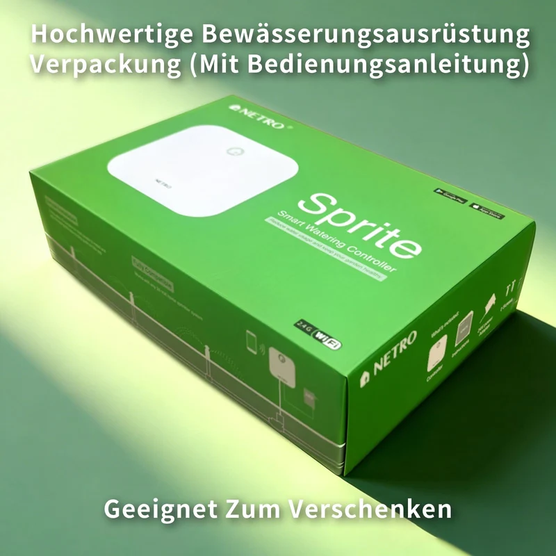 Netro Sprite 6 Zonen Bewässerungscomputer WLAN App-Steuer Für Rasen Garten