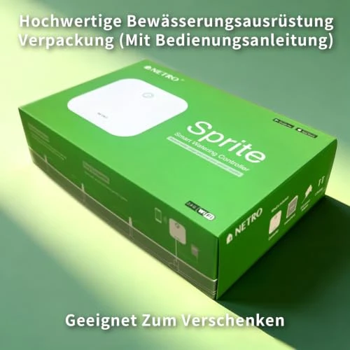 Netro Sprite 6 Zonen Bewässerungscomputer WLAN App-Steuer Für Rasen Garten