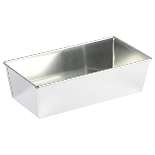 GOBEL - Brotbackform Rechteckig - 24 * 12 cm - Unverformbar - Weißblech - Recycelbares Material - Hervorragende Wärmeleitfähigkeit - Hergestellt in Frankreich.