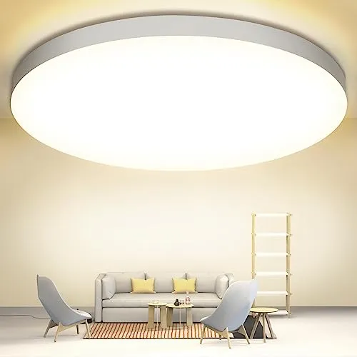 Deckenlampe LED Deckenleuchte Ø28cm 24W, 4000K, 2000LM, Lampe Decke IP44
