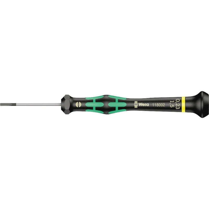 Wera 2035 Elektroniker-Schlitzschraubendreher, 0,23 x 1,5 x 40 mm, 05118002001