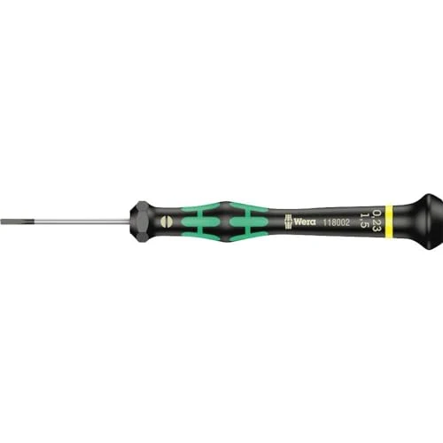 Wera 2035 Elektroniker-Schlitzschraubendreher, 0,23 x 1,5 x 40 mm, 05118002001