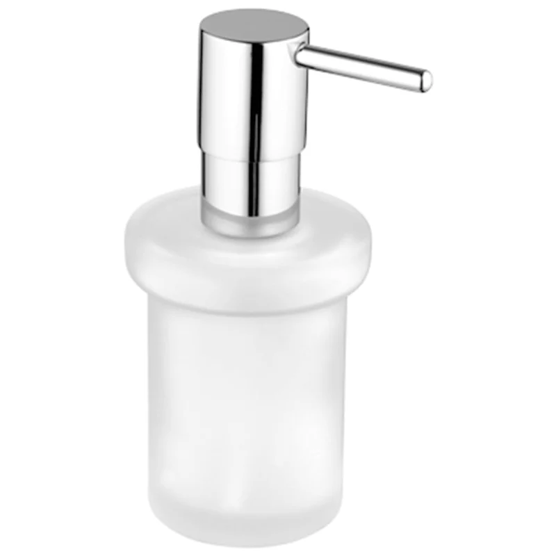GROHE Essentials, Ersatz Seifenspender für das Bad (ohne Halter, pflegeleicht, langlebig), chrom, 40394001