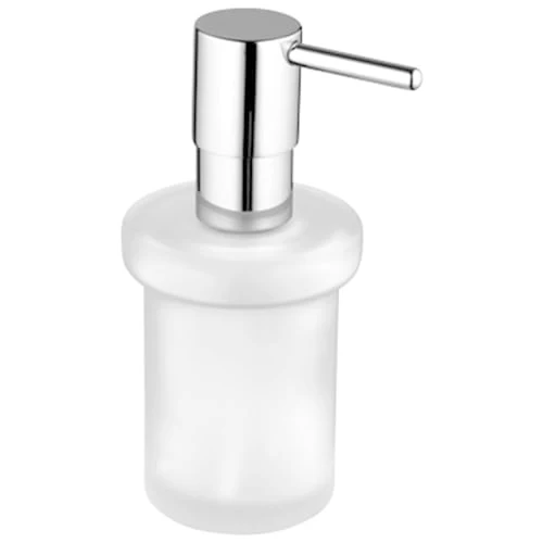 GROHE Essentials, Ersatz Seifenspender für das Bad (ohne Halter, pflegeleicht, langlebig), chrom, 40394001