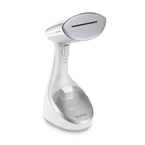 Tefal Dampfbürste Access Steam Care, 1600 W, 6 Zubehörteile inklusive, 200 ml Wassertank, Dampfglätter mit 3 Dampfstufen, kurze Aufheizzeit von nur 40 Sekunden, Steamer, weiß/silber, DT9130