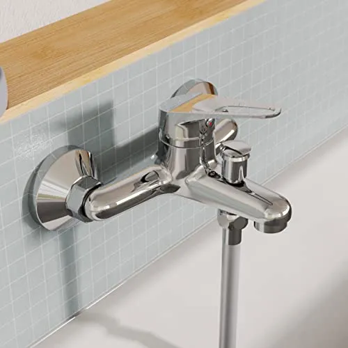EISL Badewannenarmatur mit Einhebelmischer SPEED Chrom, Armatur für die Badewanne, Mischbatterie für die Badewanne in Chrom, NI023SCR