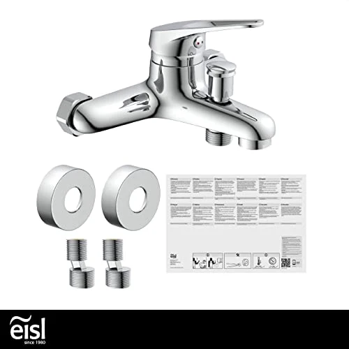 EISL Badewannenarmatur mit Einhebelmischer SPEED Chrom, Armatur für die Badewanne, Mischbatterie für die Badewanne in Chrom, NI023SCR