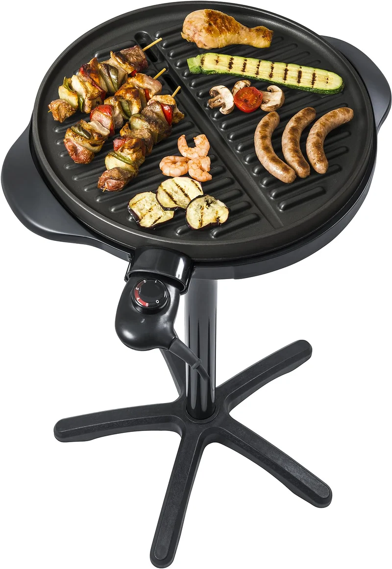 Steba VG 250 Elektrogrill, Schwarz, 40 cm Grillplatte