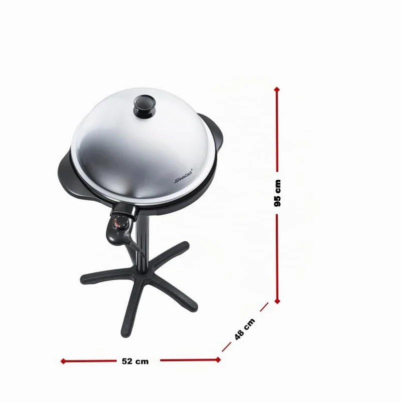 Steba VG 250 Elektrogrill, Schwarz, 40 cm Grillplatte