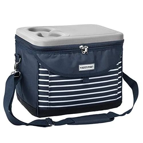 anndora Kühltasche 22 Liter – Isoliertasche mit Getränkehalter & Tragegurt – auslaufsicher & stabil – Thermotasche für Picknick, Lunch & Einkauf