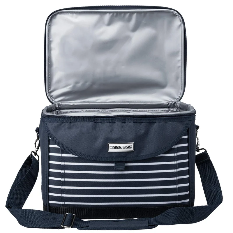 anndora Kühltasche 22 Liter – Isoliertasche mit Getränkehalter & Tragegurt – auslaufsicher & stabil – Thermotasche für Picknick, Lunch & Einkauf