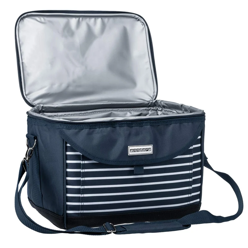 anndora Kühltasche 22 Liter – Isoliertasche mit Getränkehalter & Tragegurt – auslaufsicher & stabil – Thermotasche für Picknick, Lunch & Einkauf