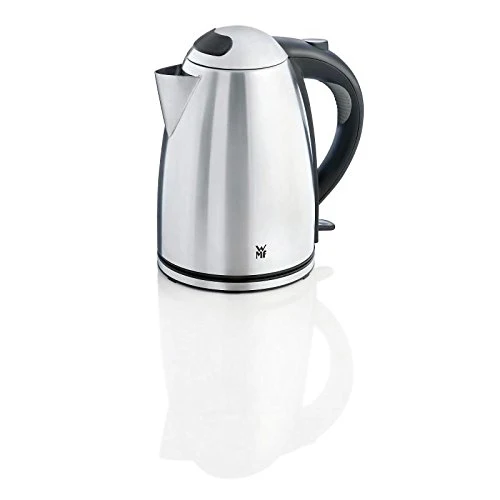 WMF Stelio Wasserkocher Edelstahl 1,7l, elektrischer Wasserkocher mit Kalkfilter, 2400 W, Wasserstandanzeige beleuchtet, Überhitzungsschutz, edelstahl matt silber