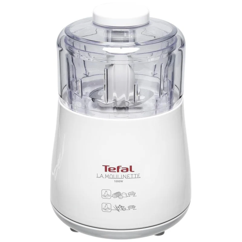 Tefal La Moulinette, Elektrischer Zerkleinerer, 1000 Watt, 500 ml, Kabelverstaufach, 4 Funktionen: Zerkleinern, Mixen, Mischen, Mahlen, DPA130