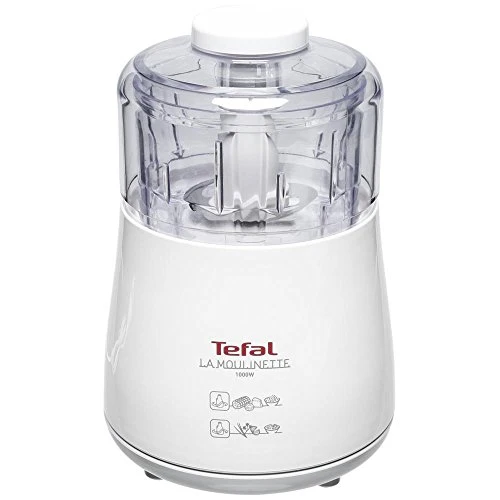 Tefal La Moulinette, Elektrischer Zerkleinerer, 1000 Watt, 500 ml, Kabelverstaufach, 4 Funktionen: Zerkleinern, Mixen, Mischen, Mahlen, DPA130