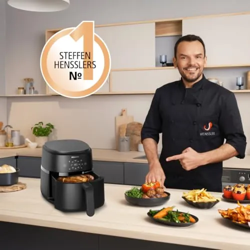 Philips Airfryer 2000 Serie Heißluftfritteuse, Schwarz, 4,2L