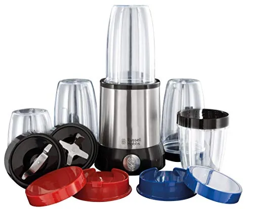 Russell Hobbs Standmixer, Edelstahl/Schwarz, 22.000 U/min, 5 Behälter