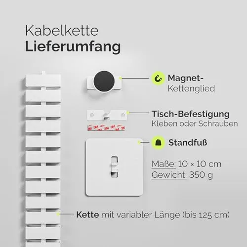 VALU Kabelorganisation · Weiß