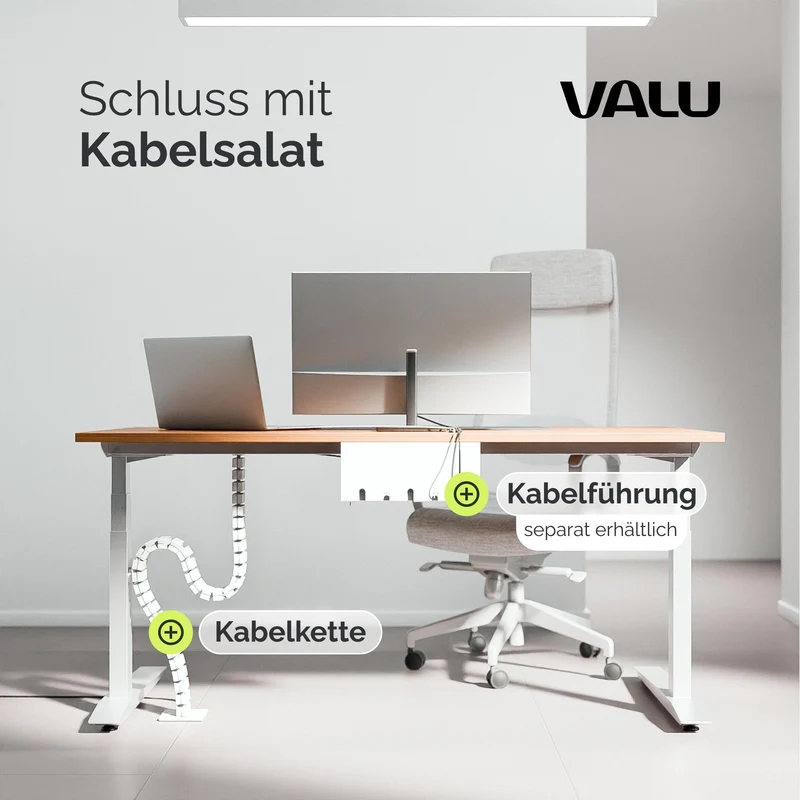 VALU Kabelorganisation · Weiß
