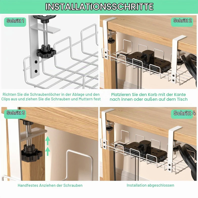 Chiluxendo Kabelorganisation · Weiß