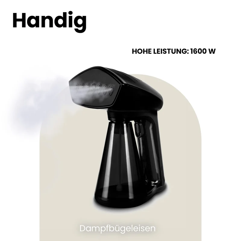 ZEEGMA Handig Steamer Dampfglätter, Dampfbügeleisen Dampfer für Kleidung