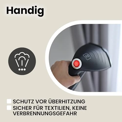 ZEEGMA Handig Steamer Dampfglätter, Dampfbügeleisen Dampfer für Kleidung