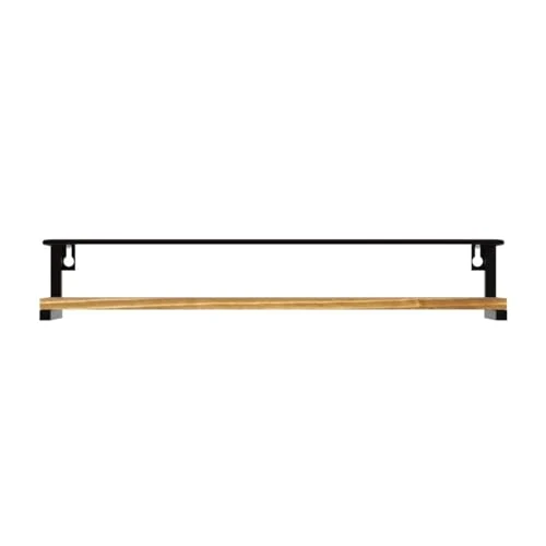 OROPY 2 Stück Gewürzregal Wand für Küche, Gewürzhalter Hängend holz, 40x9cm