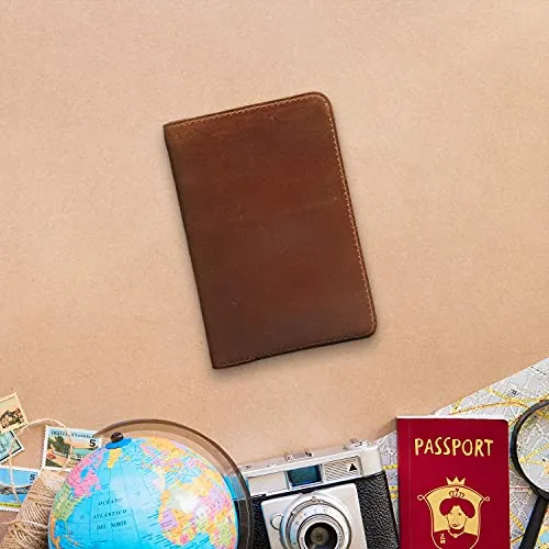 Leder-Feld-Notizbuchhülle für Notizen, Taschenformat, passend für 8,9 x 14 cm, separates Fach für , echtes genarbtes Leder, mehrere Taschen für zusätzliche Funktionalität und Stiftschlaufe