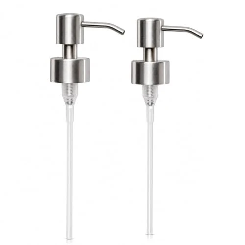Seifenspender Pumpkopf, Ersatz 28 mm Gewinde, Edelstahl, 2er-Pack