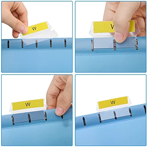 MerryNine Hängemappen, A4, 15 Stück, Polypropylen, Hängemappen mit Reitern und Karteneinsätzen, für Schule, Zuhause, Arbeit, Büro, Organisation (5 Farben)
