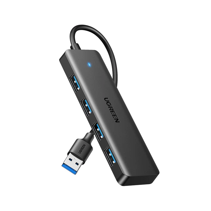 UGREEN 4-Port USB 3.0 Hub USB Verteiler Multiport Adapter 5Gbps (15cm)