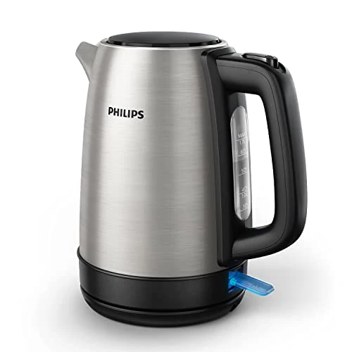 Philips Wasserkocher Daily Collection, Edelstahl, 1,7 L