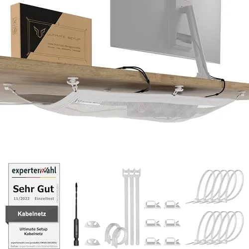 Ultimate Setup Kabelorganisation · 63,5x24 cm · Weiß