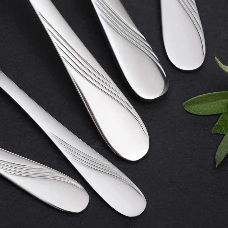 GRÄWE Besteckset für 6 Personen aus Edelstahl, Tafelbesteck Set 30-teilig, nickelfrei, rostfrei, handpoliert, spülmaschinengeeignet - Serie Stralsund