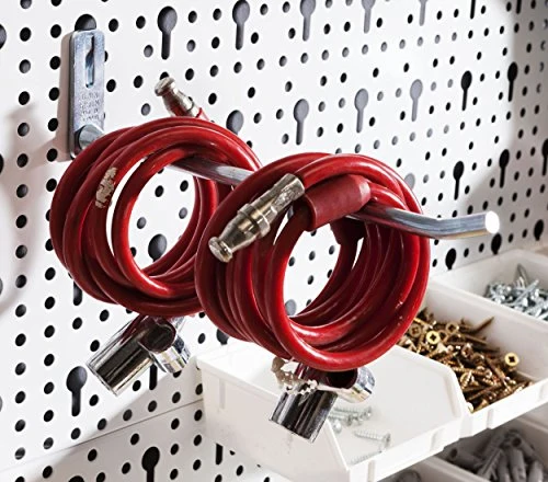 Element System 11414-00002 Werkzeughalter rund/L = 20 cm/für Werkzeuglochwand/Lochplattenwand/verzinkt 12 cm