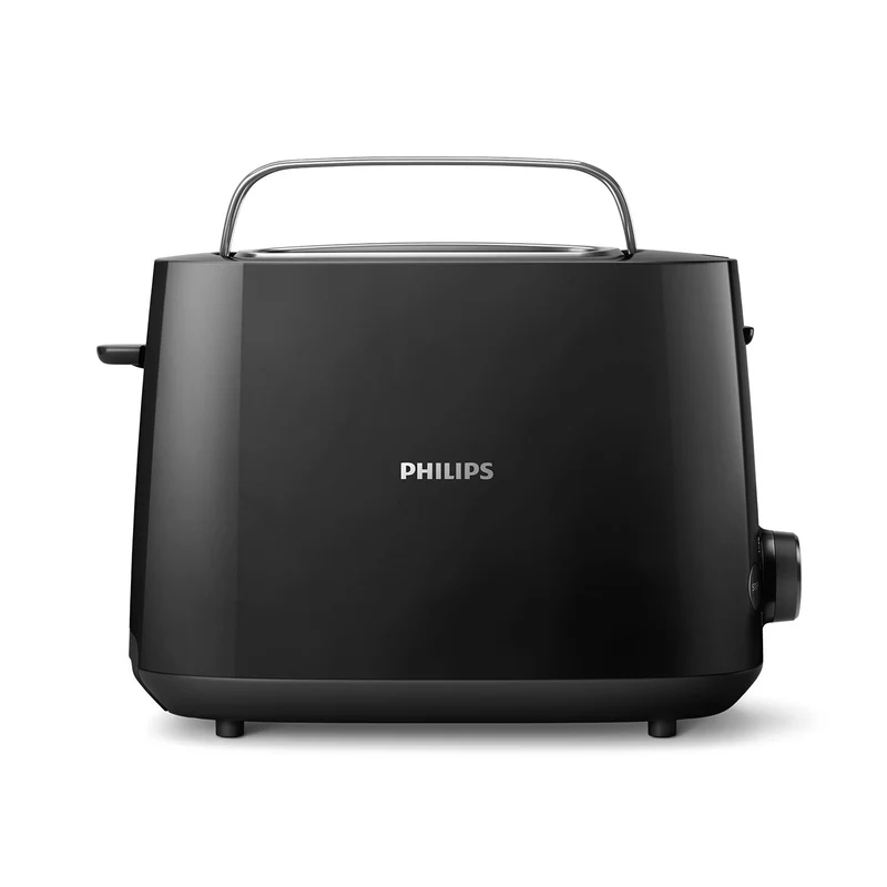 Philips Toaster, Schwarz, 8 Bräunungsstufen